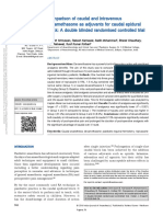 Comparison of Caudal and Intravenous Dexamethasone.11 PDF