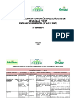 Mapa orientador de intervenções pedagógicas em Educação Física para o Ensino Fundamental (6o ao 9o ano