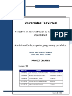 Ejemplo de Project Charter (EquiposA-28 - 3.3RealizarentregableProjectCharter - Project - Charter - Equipo - 28)