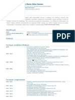Currículo Do Sistema de Currículos Lattes (Janildes Maria Silva Gomes) PDF