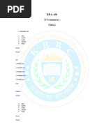 BBA-108-E-Commerce Unit-TWO PDF