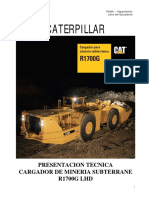 Cargador de minería subterránea R1700G: Sistemas y mantenimiento