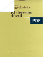 El Derecho Dúctil (Gustavo Zagrebelsky) PDF