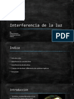 Presentación - Interferencia de Luz