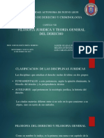 Filosofía jurídica y teoría general del derecho en la Facultad de Derecho y Criminología