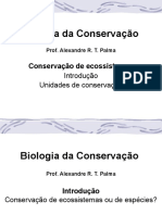 UFPB - 07 - Conservação de Ecossistemas - Unidades de Conservação