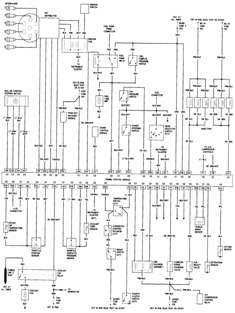 1990 Engine Wiring | PDF