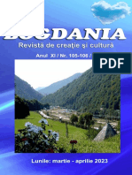 Revista de Creație Și Cultură Bogdania, Nr. 105-106, Martie-Aprilie 2023