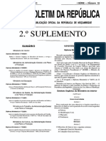 MZ Government Gazette Series I Supplement No 2 Dated 2001 05 02 No 18