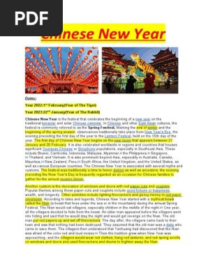 Chinese new year