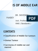 Middle Ear Tumors - Dr. Shivendra Pandey