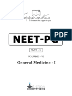 Part C Volume VI General Medicine I NEET PG 21 06