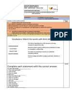 Formato Evaluación Quimestral-Reflexión Metacognitiva Segundo Ingles