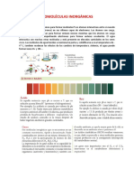 Biomoléculas Inorgánicas 4° Biologia PDF