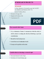 Steps of Research Projects PP