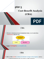 Chapter 5 Cost-Benefit Analysis (CBA)