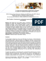 Caderno de Agroecologia Cactos Ornamentais Junção do Conhecimento Tradicional Ao Cientifico - 2020