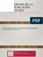 Beneficios de La Comunicación Adecuada Charla Padres