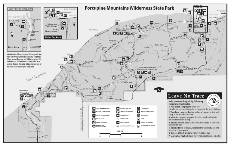 Porcupine Mountains Wilderness State Park | PDF