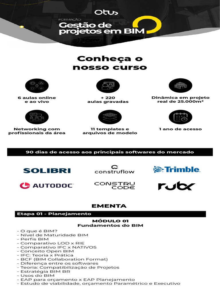 Curso Completo de Gestão em BIM | PDF | BIM | Autodesk Revit