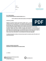 Informe de hurto de piezas en interruptor SRS-42UM01