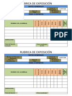 Evaluación de exposición estudiantil