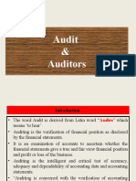 Audit and Auditor