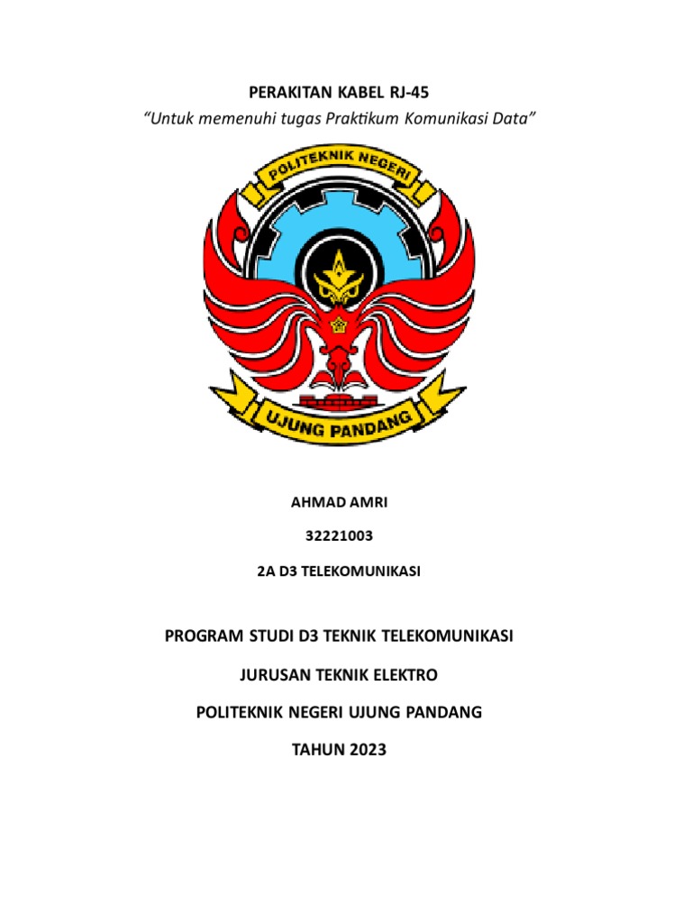 Panduan Perakitan Kabel RJ-45 | PDF