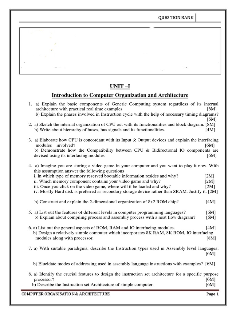 Computer Organisation and Architecture | PDF | Computer Data Storage ...