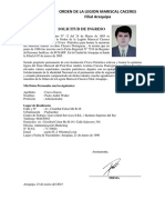 Solicitud de Ingreso Arequipa PDF