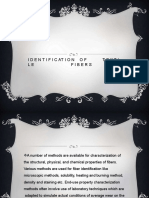 Identification of Textile Fibers