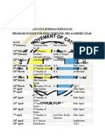 Program Outline - 1ST Semester-1