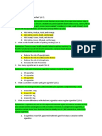 Tobacco Cessation Exam Questions