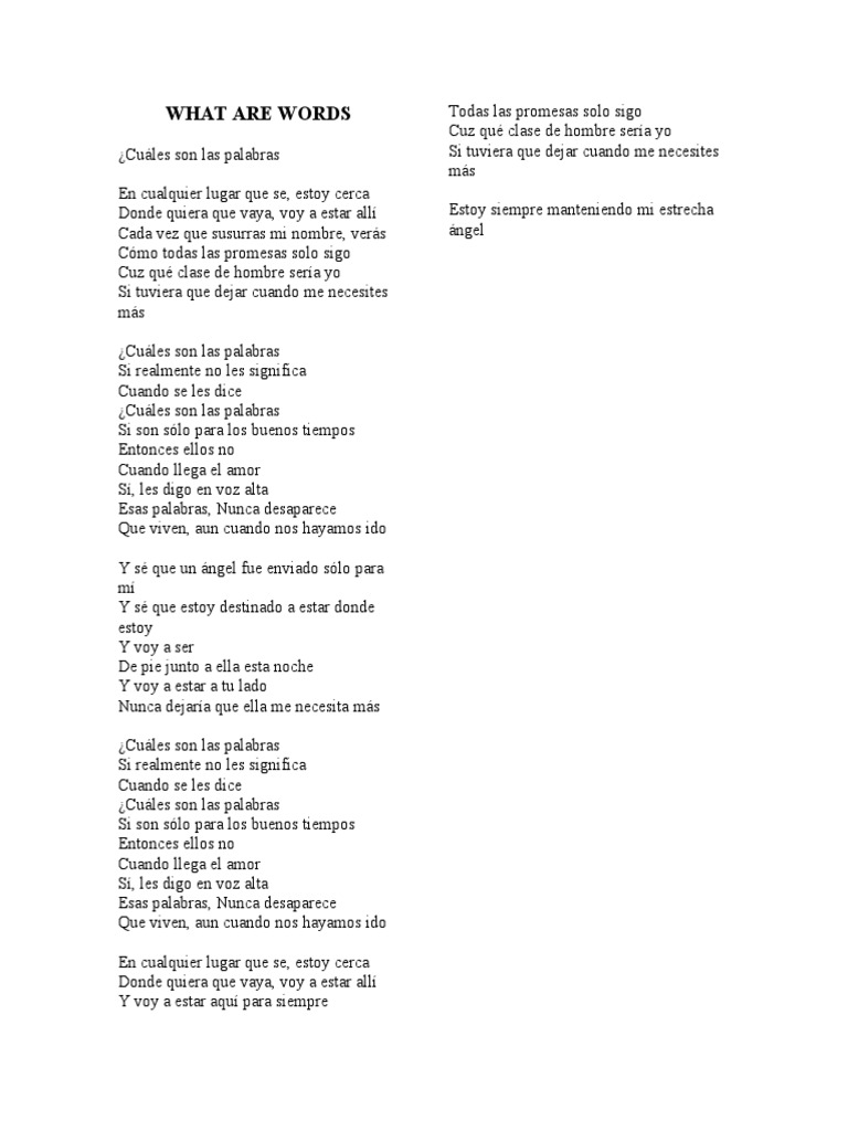 WHAT ARE WORDS docx PDF
