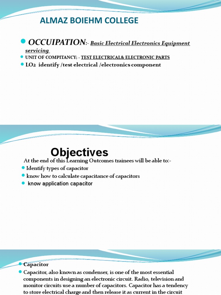 Capacitor Pdf Capacitor Electrical Network