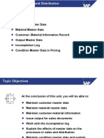 SAP SD Part 2 Master Data in SD