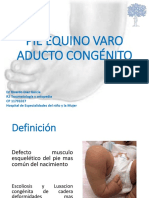 Pie Equino Varo Aducto Congénito PDF