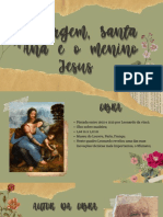Santa Ana, a Virgem e o Menino Jesus por Leonardo da Vinci