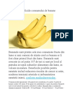 Care Sunt Beneficiile Consumului de Banane