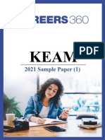 KEAM 2021 Sample Paper 1 PDF