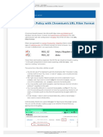 Specifying Per-Site Policy With Chromium's URL Filter Format