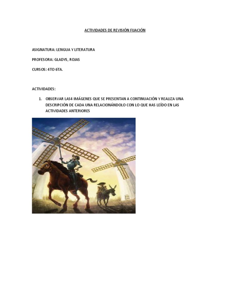 2do Cuadernillo 4to Año Lengua y Literatura | PDF