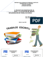 Utilización Del Manual y Redacción P y TG Marisol Tocuyo