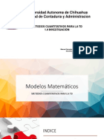 Modelos Matemáticos PDF