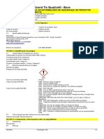 Adesivo estrutural Tecbond Tix Quartzolit - Ficha de segurança