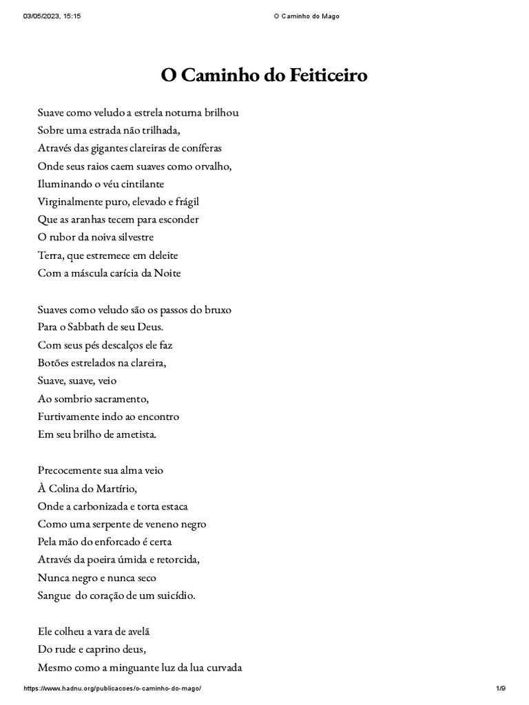 O Caminho Do Mago Pdf Pdf