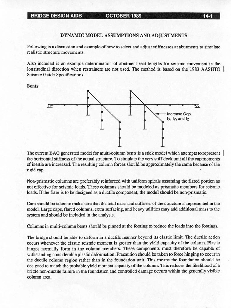 Hinge Restraint Design for Bridges | PDF