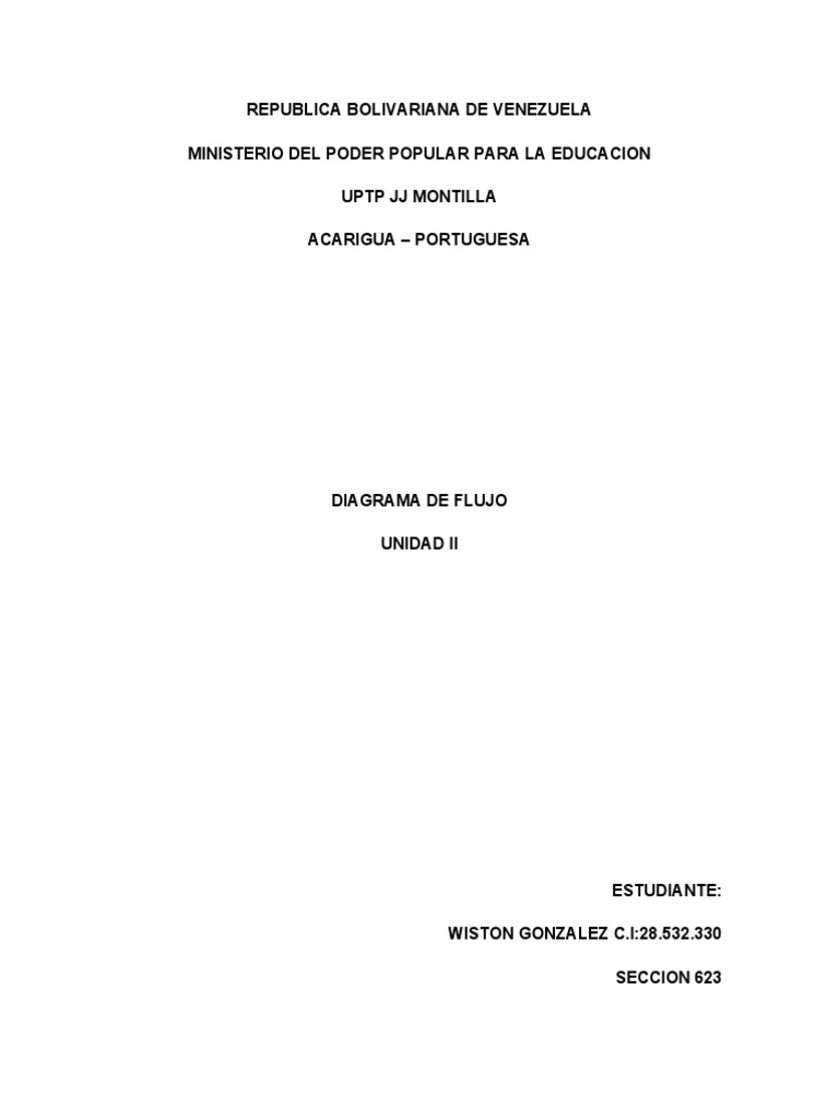 Diagrama de Flujo | PDF