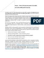 Facilități de Finanțare BEI PDF