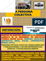 7a. CLASE LA PERSONA COLECTIVA